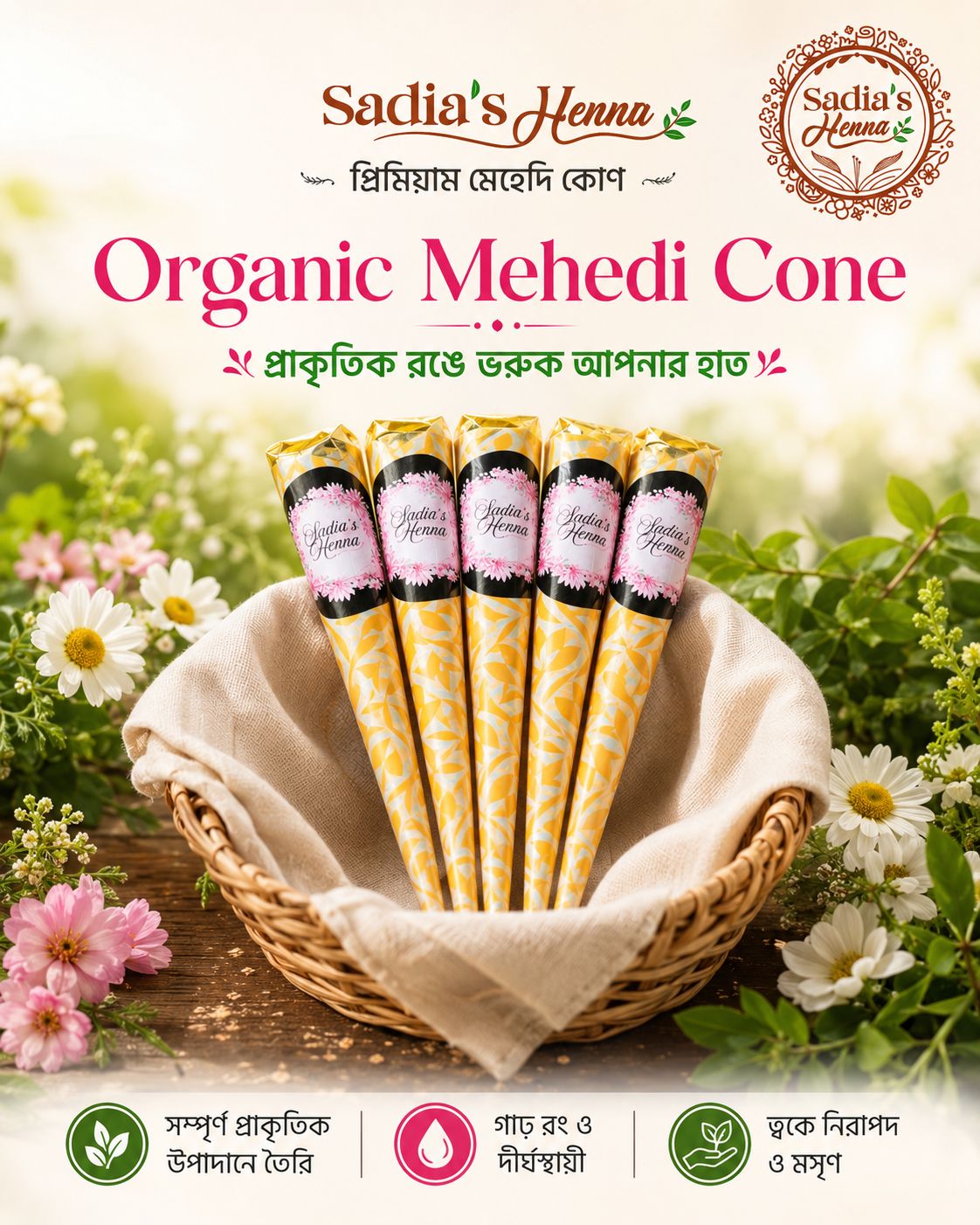 Sadia's Henna Organic Combo